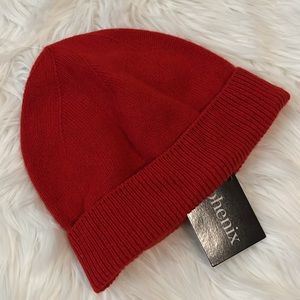 100% Cashmere Knit Beanie Hat